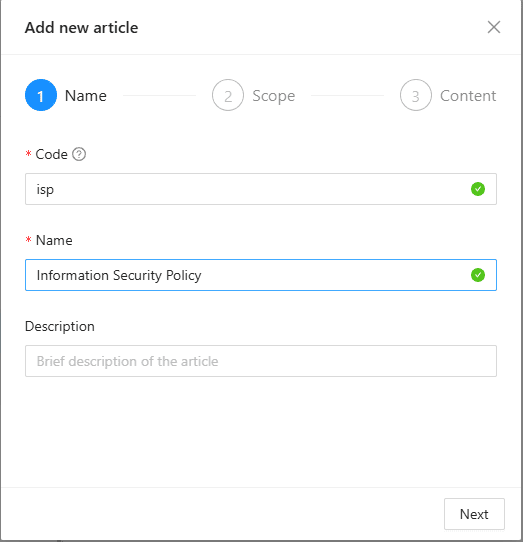 Add article