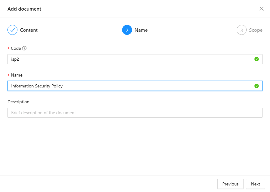 Tambahkan dokumen - Langkah 2