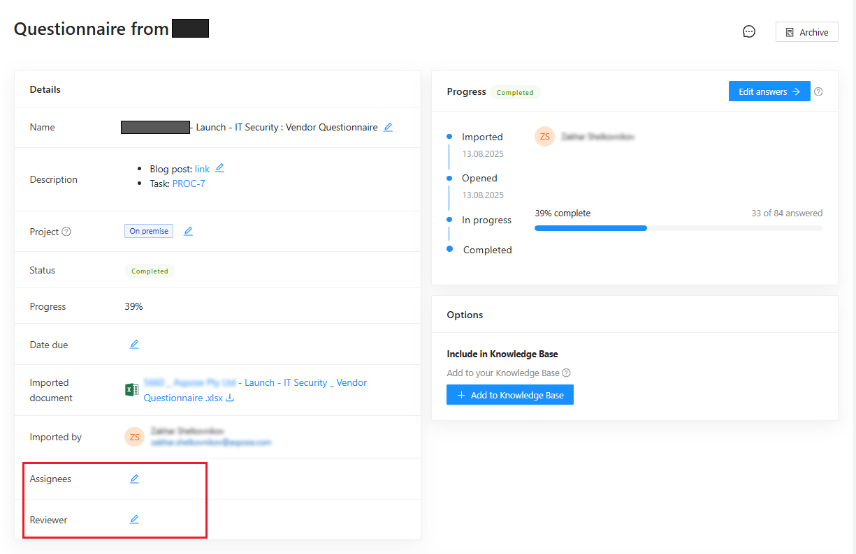 Penanggung jawab dan peninjau