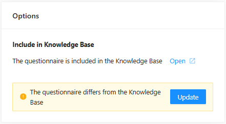 Prompt yang menunjukkan bahwa koleksi basis pengetahuan dapat diperbarui